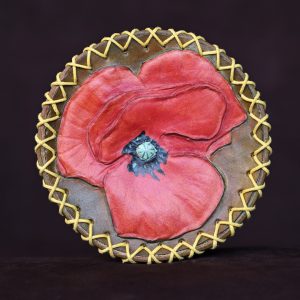 Boîte à bijoux fleur vintage