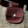 porte-monnaie escarcelle ceinture cuir nourris, cuir végétal, l'âge du cuir, maroquinerie artisanale, dordogne, france