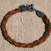 bracelet dragon, cuir végétal, l'âge du cuir, maroquinerie artisanale, dordogne, france