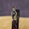 bracelet dragon, cuir végétal, l'âge du cuir, maroquinerie artisanale, Dordogne, France