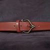 ceinture médiévale, cuir à tannage végétal, l'âge du cuir, maroquinerie artisanale, Dordogne, France