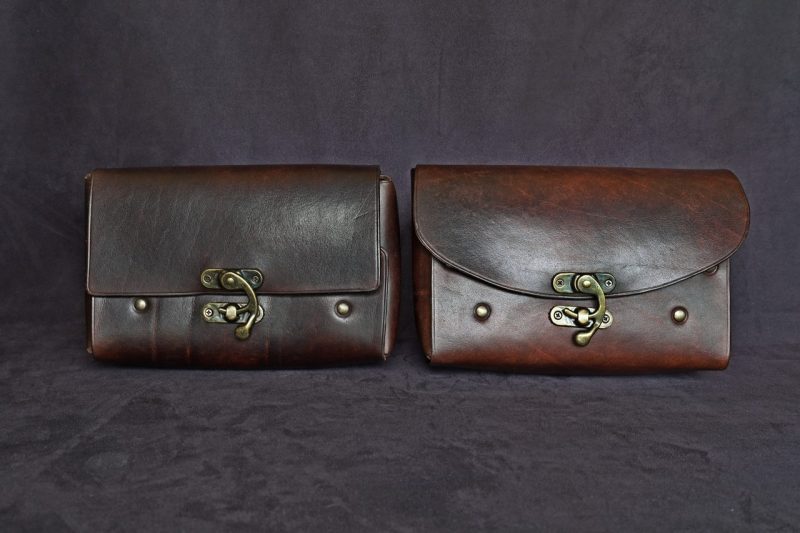 sacoche ceinture spacieuse, tannage végétal, l'âge du cuir, maroquinerie artisanale éthique et responsable, Dordogne, France