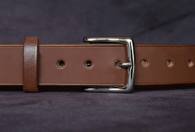 ceinture Vireo, tannage végétal, l'âge du cuir, maroquinerie artisanale éthique et responsable, Dordogne, France