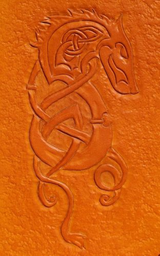 étui lunettes cuir loup englis brid détail 2 1024 personnalisation, l'Âge du Cuir, maroquinerie éthique et responsable française, Dordogne
